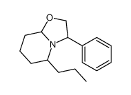 3-phenyl-5-propyl-3,5,6,7,8,8a-hexahydro-2H-[1,3]oxazolo[3,2-a]pyridine Structure