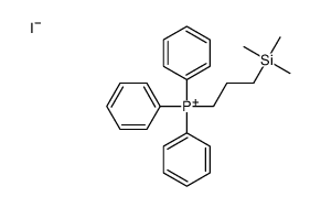 triphenyl(3-trimethylsilylpropyl)phosphanium,iodide Structure