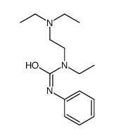 1-[2-(diethylamino)ethyl]-1-ethyl-3-phenylurea结构式