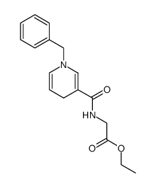 N3-((ethoxycarbonyl)-methyl)-1-benzyl-1,4-dihydronicotinamide结构式