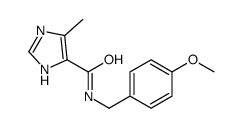 N-[(4-methoxyphenyl)methyl]-5-methyl-1H-imidazole-4-carboxamide Structure