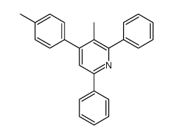 3-methyl-4-(4-methylphenyl)-2,6-diphenylpyridine结构式