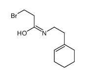 3-bromo-N-[2-(cyclohexen-1-yl)ethyl]propanamide Structure