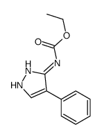 ethyl N-(4-phenyl-1H-pyrazol-5-yl)carbamate结构式
