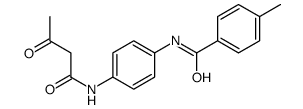 4-methyl-N-[4-(3-oxobutanoylamino)phenyl]benzamide Structure
