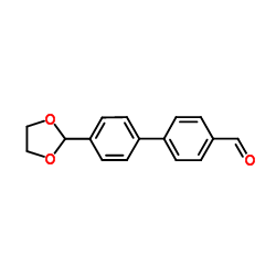 4'-(1,3-DIOXOLAN-2-YL)[1,1'-BIPHENYL]-4-CARBALDEHYDE structure