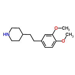 4-[2-(3,4-Dimethoxyphenyl)ethyl]piperidine结构式