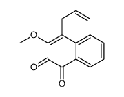 3-methoxy-4-prop-2-enylnaphthalene-1,2-dione结构式