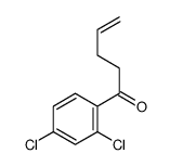 1-(2,4-dichlorophenyl)pent-4-en-1-one结构式