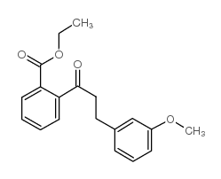 2'-CARBOETHOXY-3-(3-METHOXYPHENYL)PROPIOPHENONE结构式