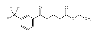 ETHYL 5-OXO-5-(3-TRIFLUOROMETHYLPHENYL)VALERATE结构式