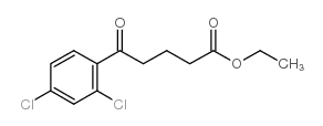 ETHYL 5-(2,4-DICHLOROPHENYL)-5-OXOVALERATE结构式