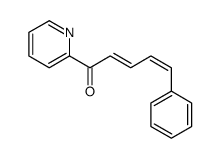 5-phenyl-1-pyridin-2-ylpenta-2,4-dien-1-one Structure