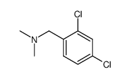 BENZENEMETHANAMINE, 2,4-DICHLORO-N,N-DIMETHYL- Structure