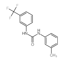 Urea,N-(3-methylphenyl)-N'-[3-(trifluoromethyl)phenyl]- Structure