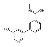 3-(5-hydroxypyridin-3-yl)-N-methylbenzamide结构式