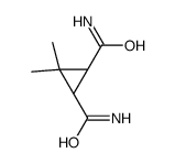 (1R,2R)-3,3-dimethylcyclopropane-1,2-dicarboxamide结构式