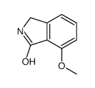 7-甲氧基异吲哚啉-1-酮结构式