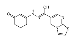 N'-(3-oxocyclohexen-1-yl)-5H-[1,3]thiazolo[3,2-a]pyrimidine-6-carbohydrazide结构式