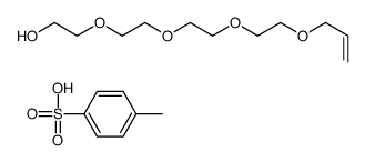 4-methylbenzenesulfonic acid,2-[2-[2-(2-prop-2-enoxyethoxy)ethoxy]ethoxy]ethanol Structure