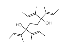 (2E,8E)-3,8-Dimethyl-4,7-bis-((E)-1-methyl-propenyl)-deca-2,8-diene-4,7-diol结构式