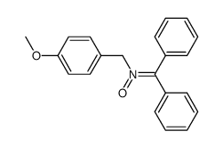 Benzhydryliden-(4-methoxy-benzyl)-aminoxid结构式