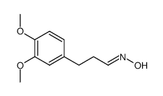 3-(3,4-dimethoxy-phenyl)-propionaldehyde-oxime结构式