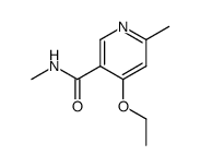 4-Ethoxy-6,N-dimethylnicotinamide Structure