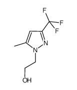 3-trifluoromethyl-1-(2-hydroxyethyl)-5-methyl-1H-pyrazole结构式