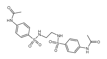 1,2-bis-[(N-acetyl-sulfanilyl)-amino]-ethane结构式