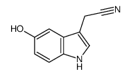 5-HYDROXYINDOLE-3-ACETONITRILE structure