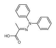 2-diphenylhydrazono-propionic acid结构式
