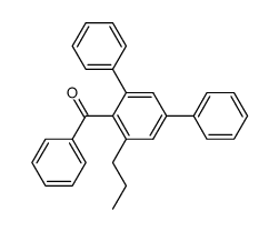 2,4-Diphenyl-6-n-propyl-benzophenon Structure