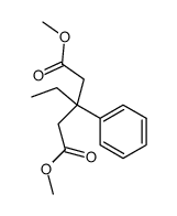 3-ethyl-3-phenyl-glutaric acid dimethyl ester Structure