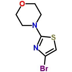 4-(4-溴噻唑-2-基)吗啉结构式