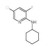 5-氯-2-环己基氨基-3-氟吡啶结构式