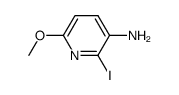 2-iodo-6-methoxy-pyridin-3-ylamine结构式