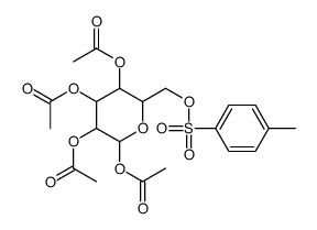 [4,5,6-triacetyloxy-2-[(4-methylphenyl)sulfonyloxymethyl]oxan-3-yl] acetate结构式