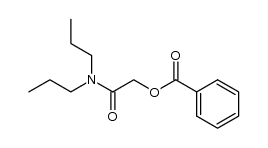 2-(dipropylamino)-2-oxoethyl benzoate Structure