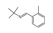o-tolualdehyde tert-butylimine Structure