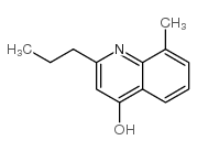 4-羟基-8-甲基-2-丙基喹啉结构式
