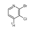 bromo-2 chloro-3 deuterio-4 pyridine结构式