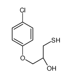 (S)-1-(4-chlorophenoxy)-3-Mercaptopropan-2-ol结构式