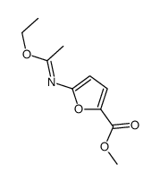 methyl 5-(1-ethoxyethylideneamino)furan-2-carboxylate Structure