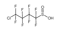 4-chloro-1,1,2,2,3,3,4,4-octafluorobutane-1-sulfinic acid结构式