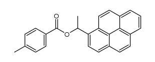 1-(pyren-1-yl)ethyl 4-methylbenzoate结构式