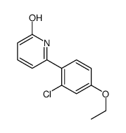 6-(2-chloro-4-ethoxyphenyl)-1H-pyridin-2-one结构式