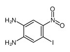 4-Iodo-5-nitrobenzene-1,2-diamine Structure