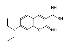 7-(diethylamino)-2-iminochromene-3-carbothioamide Structure