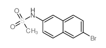 N-(6-BroMo-naphthalen-2-yl)MethanesulfonaMide Structure